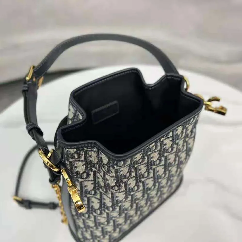 Dior Medium C'est Dior Bag Blue Dior Oblique Jacquard for Women