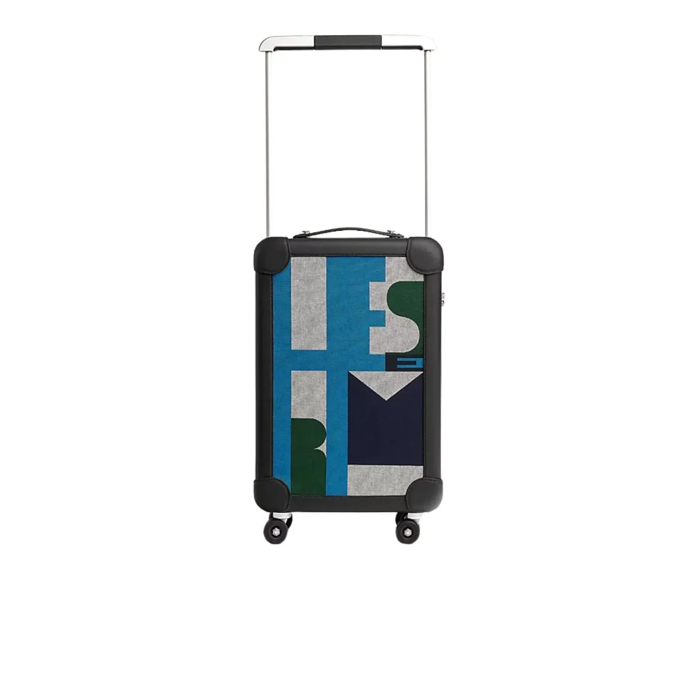 Hermes R.M.S Cabin Suitcase Blue Noir /