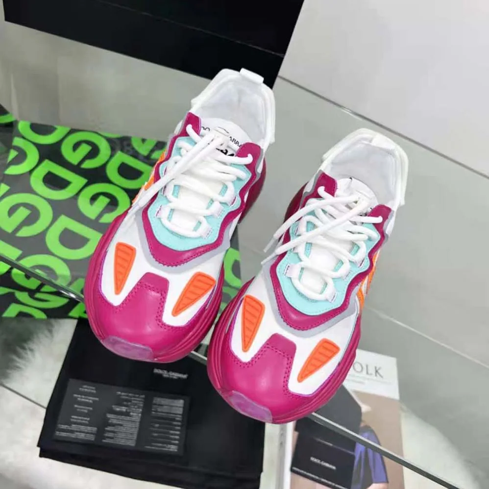 Dolce Gabbana D&G Mixed for Women in Materials Daymaster Sneakers Dolce Gabbana D&G Mixed for Women in Materials Daymaster Sneakers