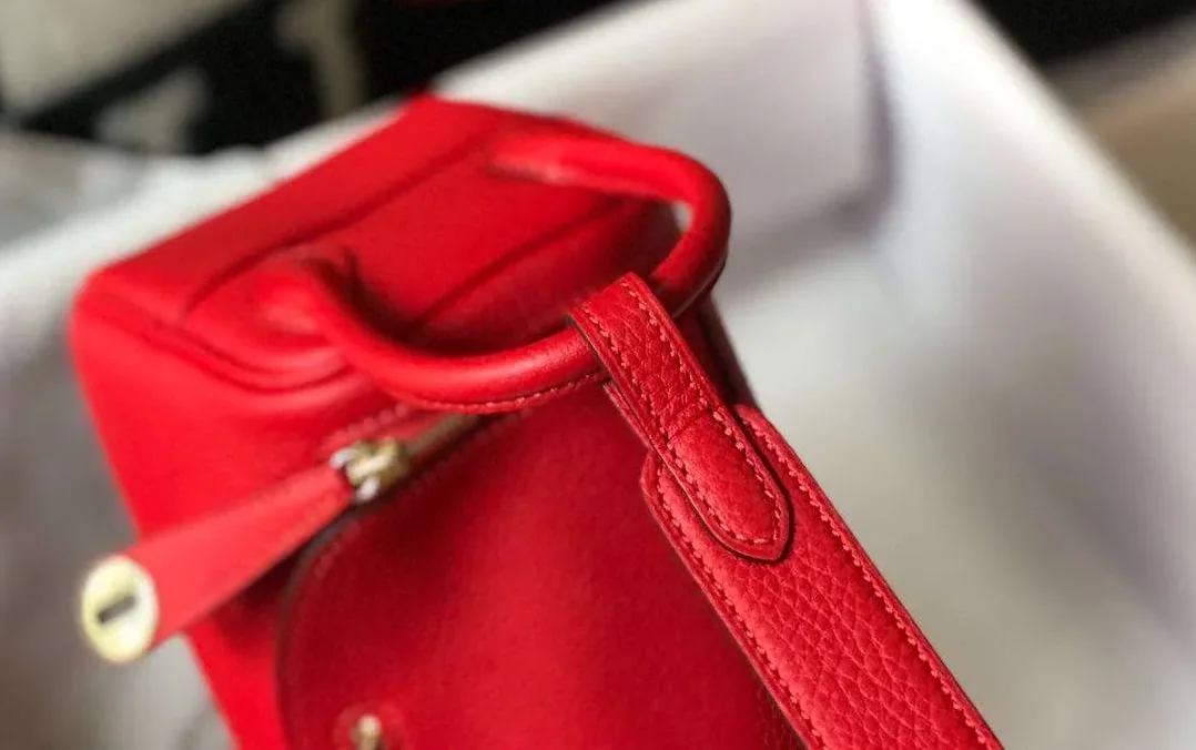 Hermes Lindy Mini Red /