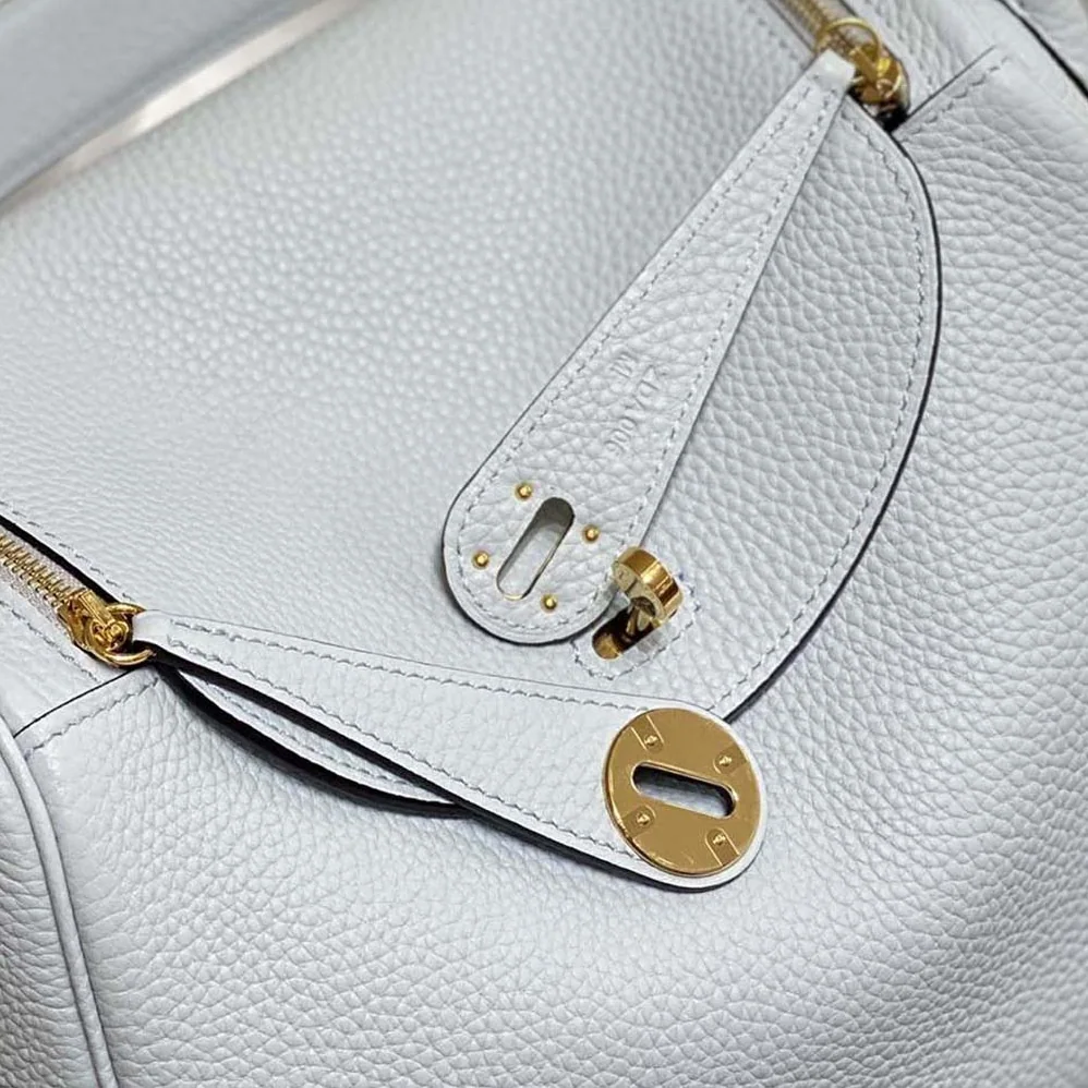 Hermes Lindy 26 in Clemence Leather for Women in Blue Hermes Lindy 26 in Clemence Leather for Women in Blue