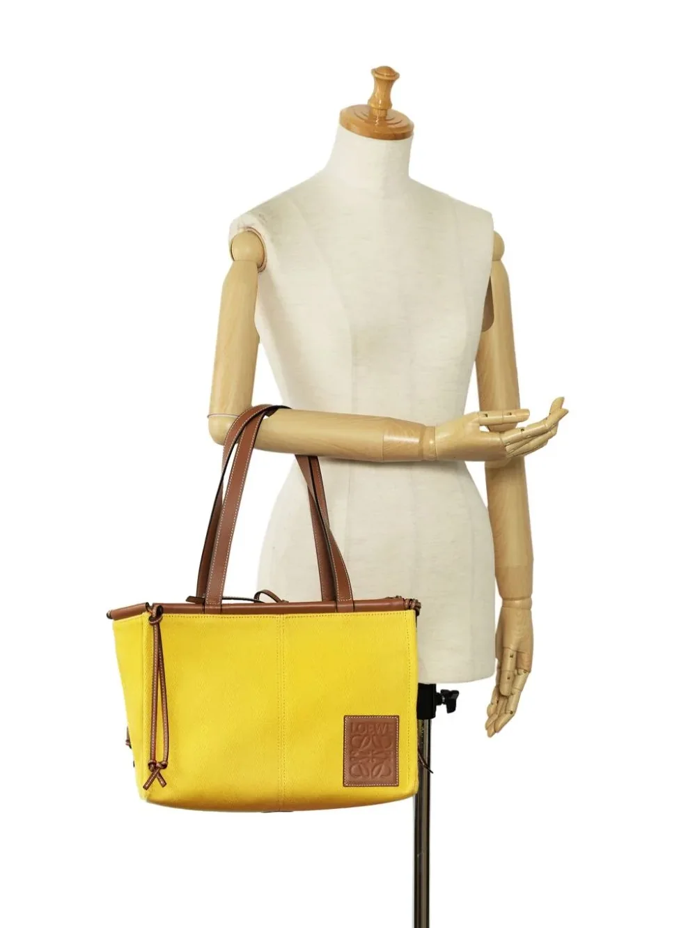 Loewe Paula's Ibiza Cushion Tote Bag Yellow 13.4 Inches/ 1RG0F7BJVYGAM1GR Loewe Paula's Ibiza Cushion Tote Bag Yellow 13.4 Inches/ 1RG0F7BJVYGAM1GR