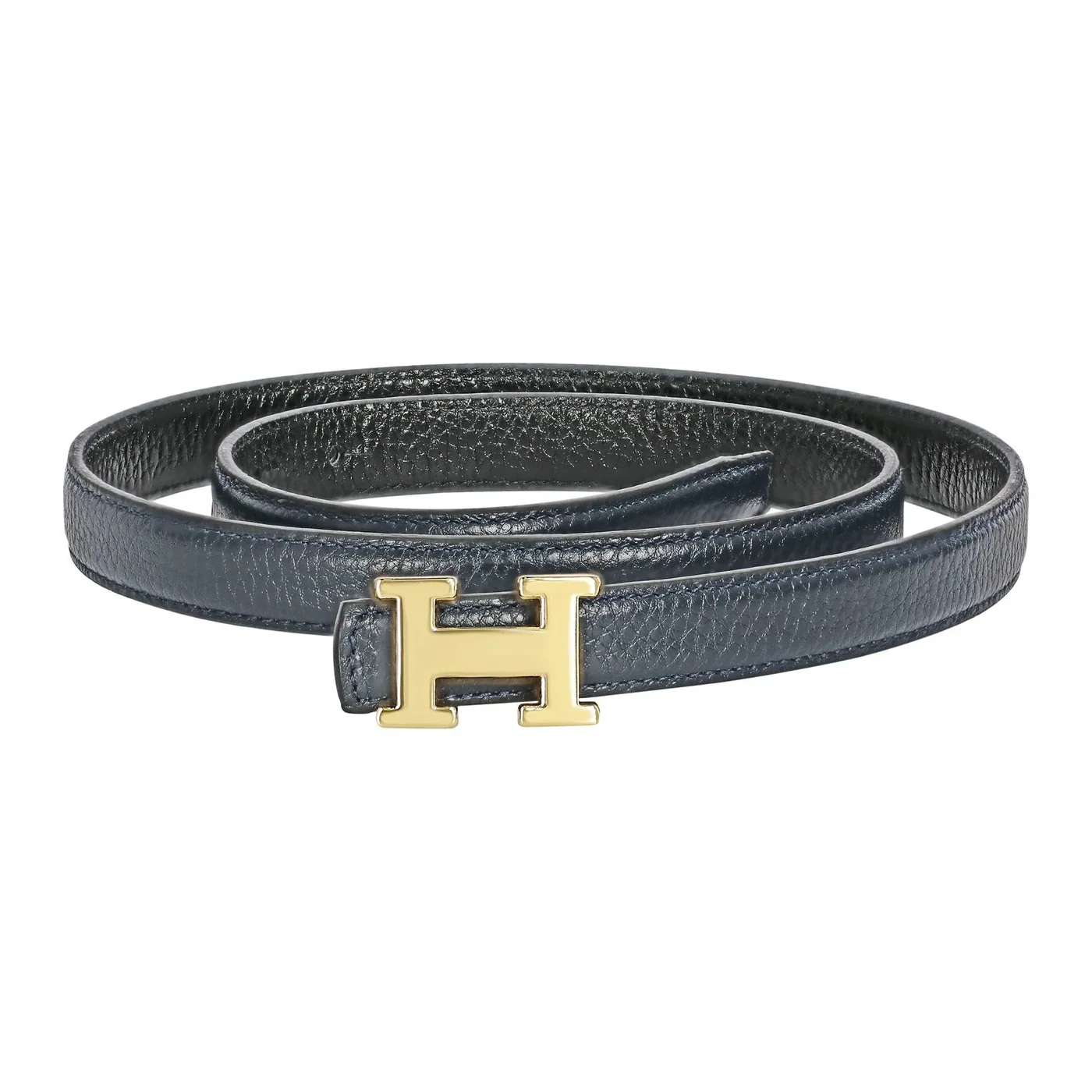 Reversible Buckle Amazing Belt Dark Blue&Black