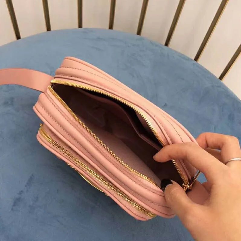 Burberry The 1983 Check Link Camera Bag for Women in Pink Burberry The 1983 Check Link Camera Bag for Women in Pink