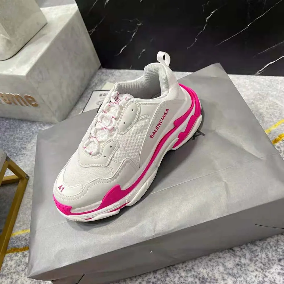 Balenciaga Triple S Sneaker in Fluo Pink for Women