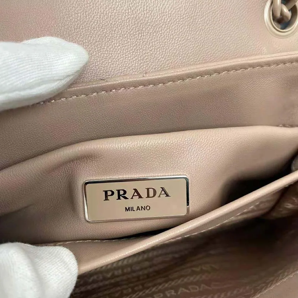 Prada Small Nappa Leather Prada Spectrum Bag for Women in Pink
