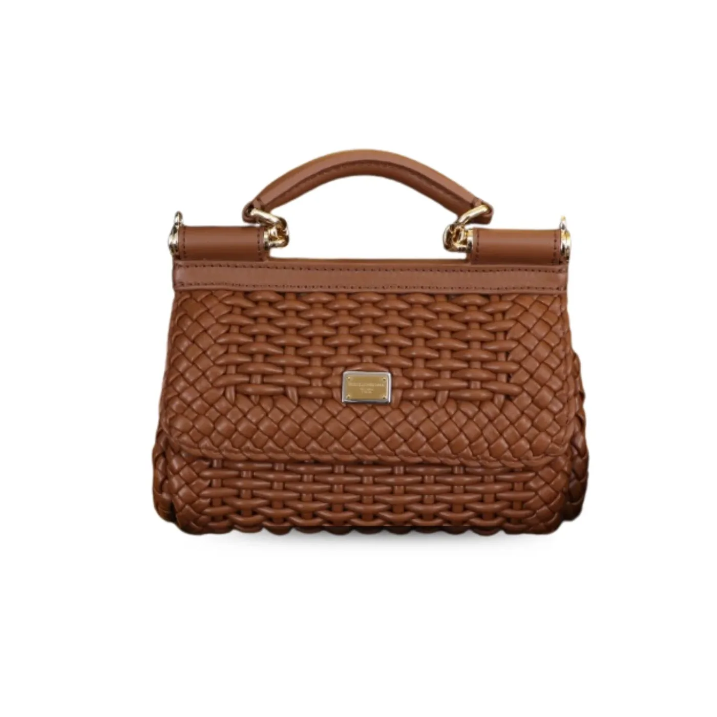 Dolce & Gabbana Small Sicily Handbag Brown / Dolce & Gabbana Small Sicily Handbag Brown /