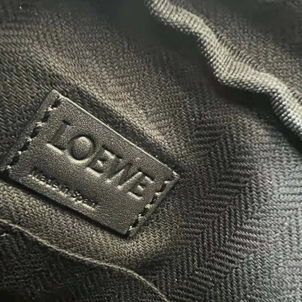 Loewe Signature XS Military Messenger Bag in Canvas and Classic Calfskin for Men Loewe Signature XS Military Messenger Bag in Canvas and Classic Calfskin for Men