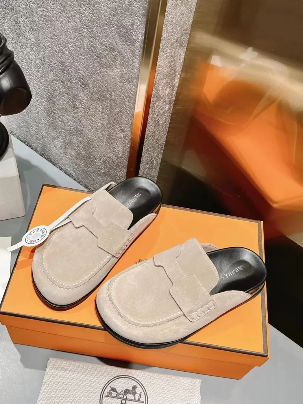 Hermes Go Mule Beige Hermes Go Mule Beige