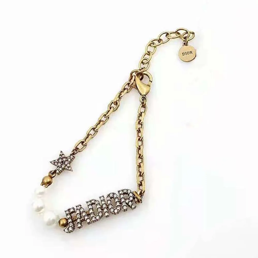 Dior J'Adior Bracelet Antique Gold for Women in Finish Metal Dior J'Adior Bracelet Antique Gold for Women in Finish Metal