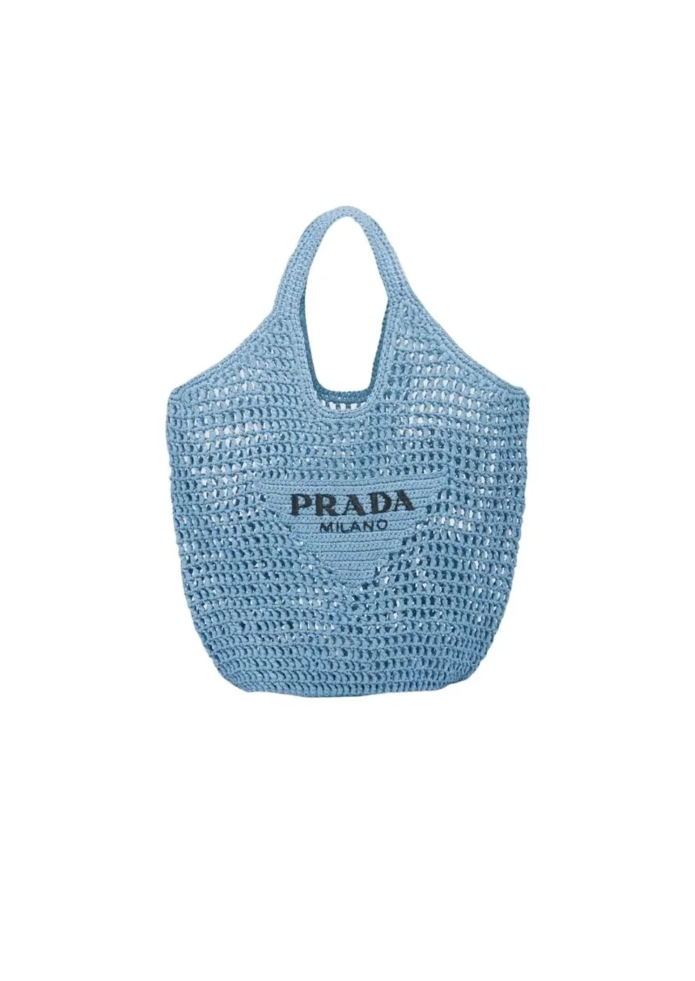 Prada Raffia Tote Bag Blue 1BG424_2A2T_F0076_V_OOO Prada Raffia Tote Bag Blue 1BG424_2A2T_F0076_V_OOO