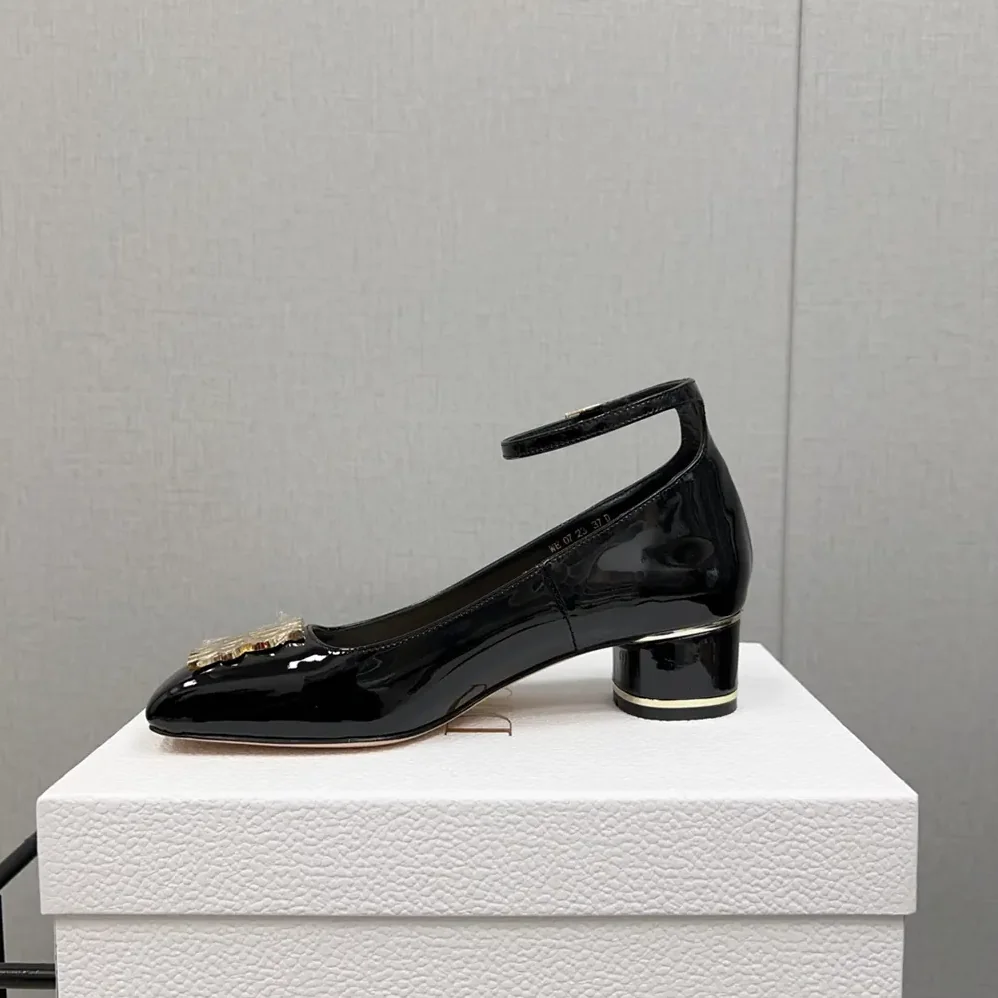 Dior Miss Dior Pump Black Patent Calfskin for Women Dior Miss Dior Pump Black Patent Calfskin for Women