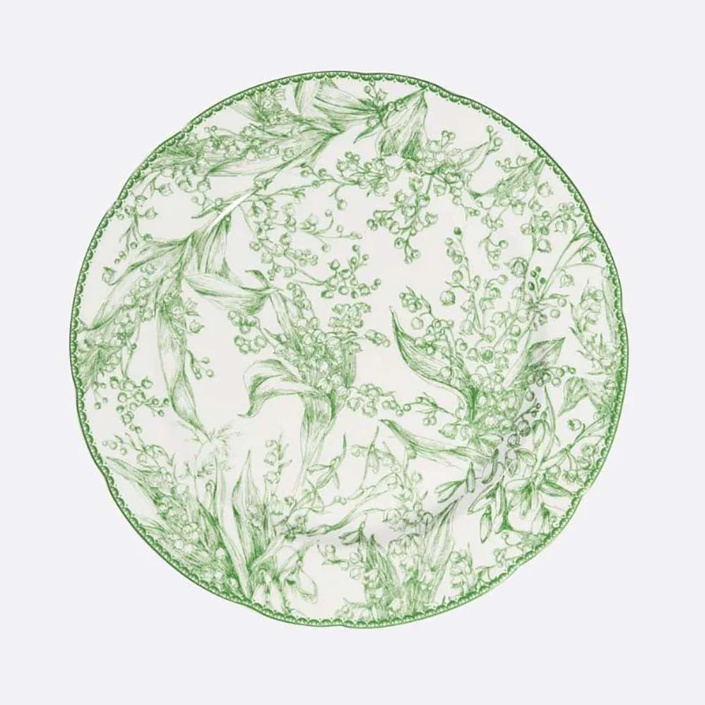 Dior Decorative Plate Green New Lily of the Valley for Unisex Dior Decorative Plate Green New Lily of the Valley for Unisex