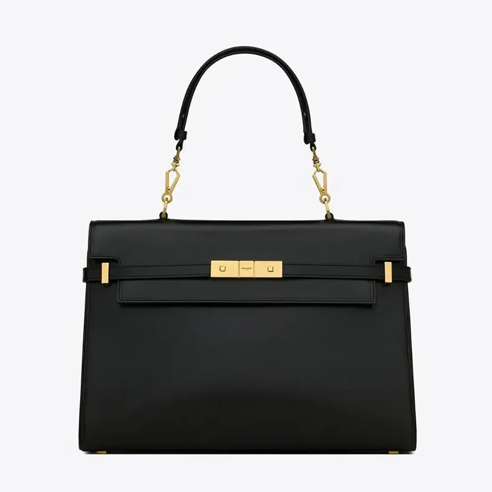 Saint Laurent YSL Manhattan Top-handle in Box Saint Laurent for Women in Black Saint Laurent YSL Manhattan Top-handle in Box Saint Laurent for Women in Black