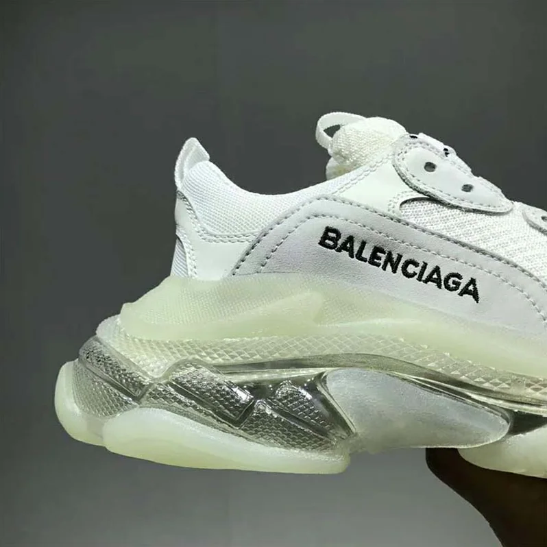 Balenciaga Shoes Triple S Clear Sole Trainers for Unisex in White