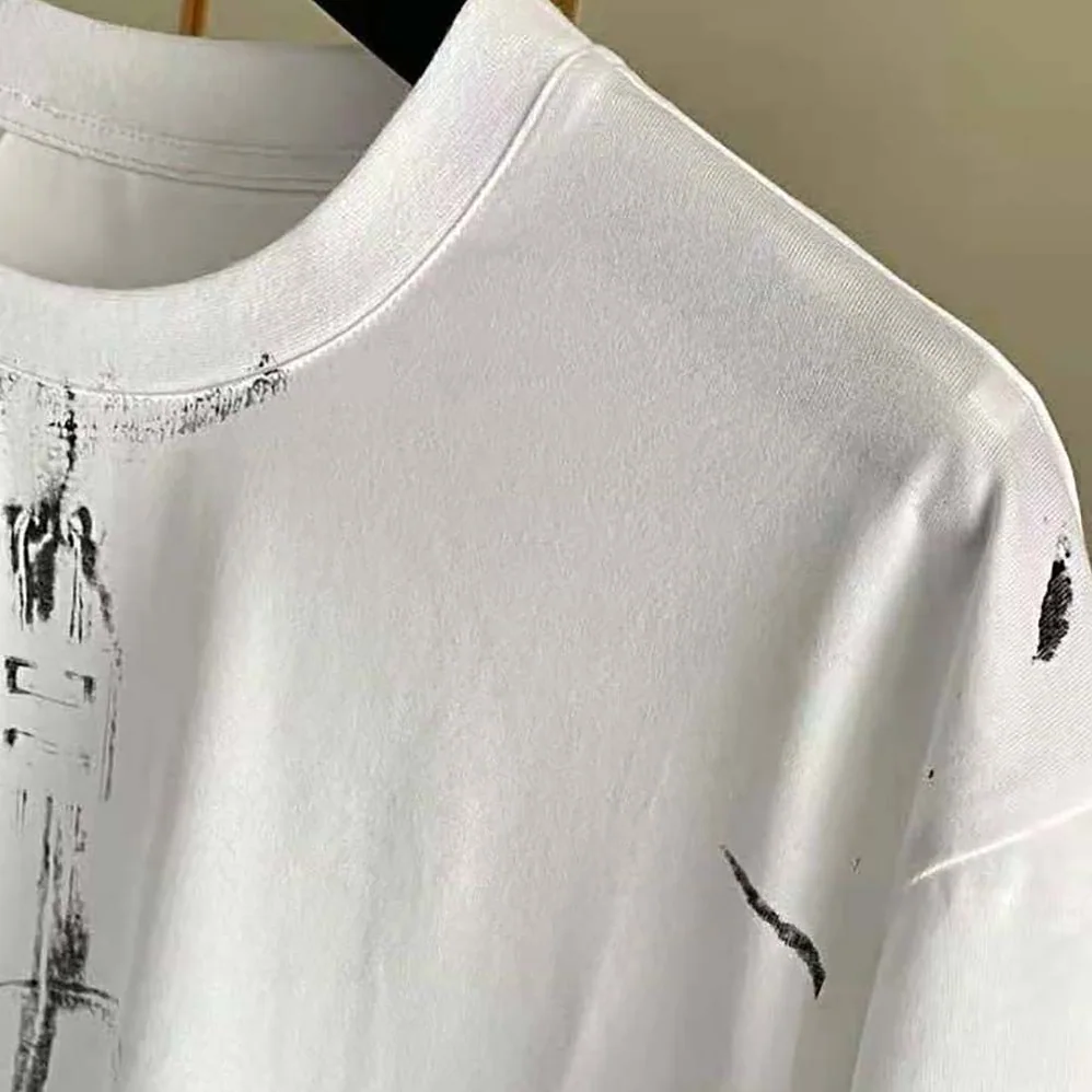Givenchy Trompe Loeil Effect T-Shirt for Men in White