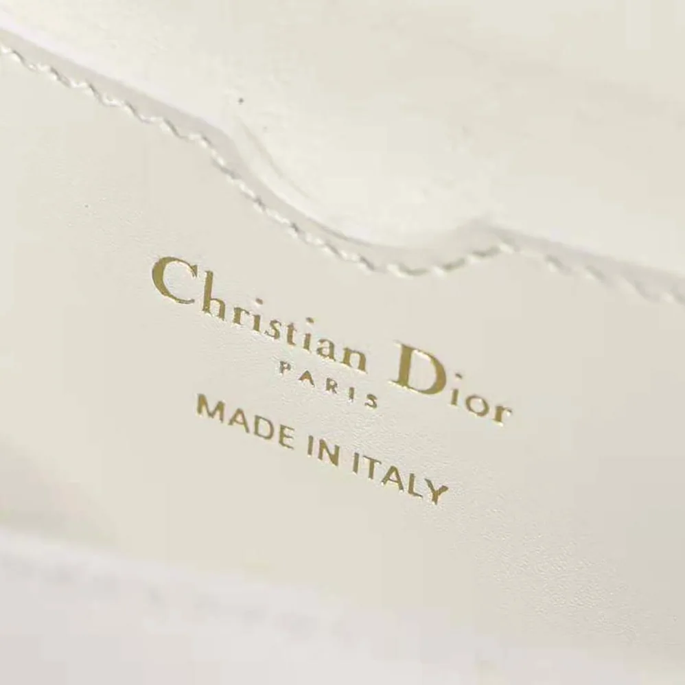 Dior Bobby East-West Bag Box Calfskin for Women in White Dior Bobby East-West Bag Box Calfskin for Women in White