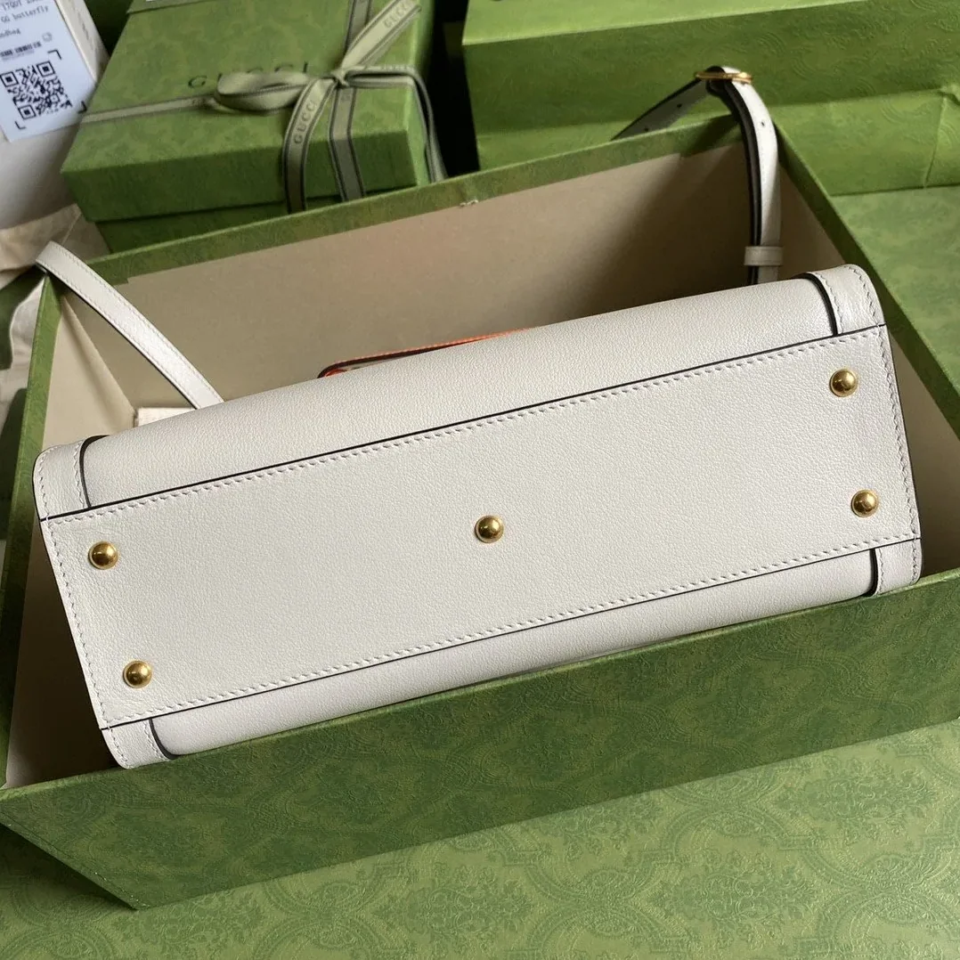 Gucci Diana Medium Tote Bag White / GG