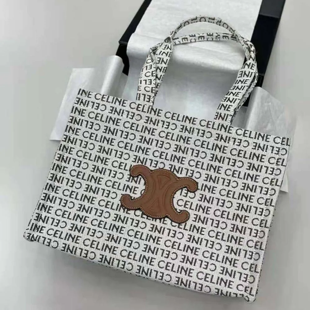 Celine Large Cabas Thais in Textile with Celine All for Women in over Celine Large Cabas Thais in Textile with Celine All for Women in over