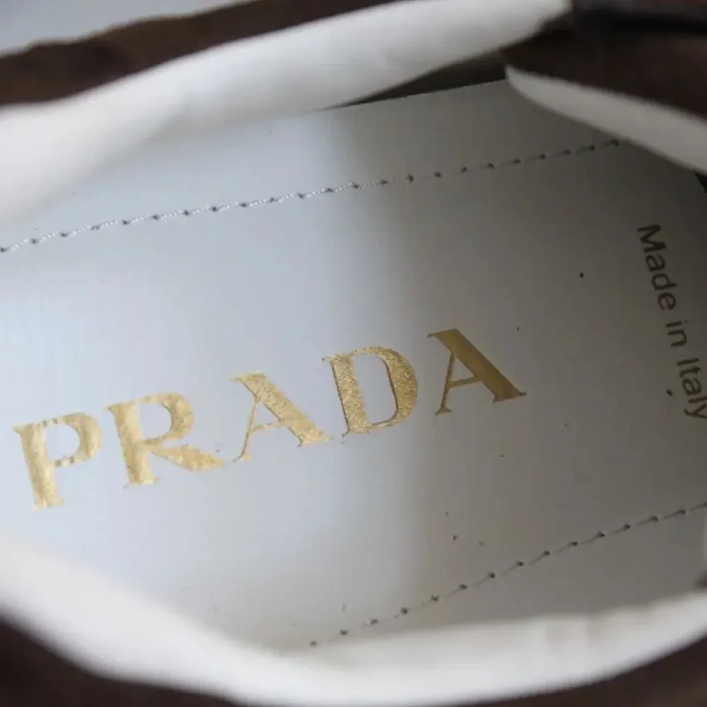 Prada Trail Brown Suede Lace up Logo Low top Sneaker for Unisex Prada Trail Brown Suede Lace up Logo Low top Sneaker for Unisex