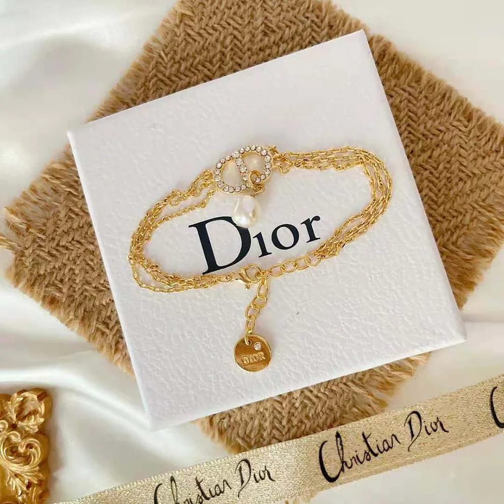 Dior Multi-chain Petit CD Bracelet Gold for Women in Finish Metal Dior Multi-chain Petit CD Bracelet Gold for Women in Finish Metal