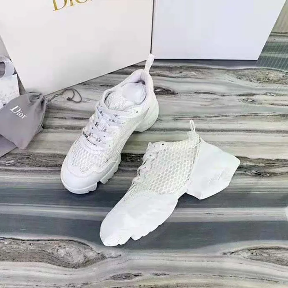 Dior D-Connect Sneaker for Women in White