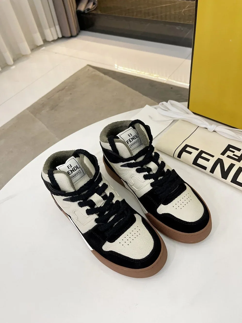 Fendi Low Tops In Black Fendi Low Tops In Black