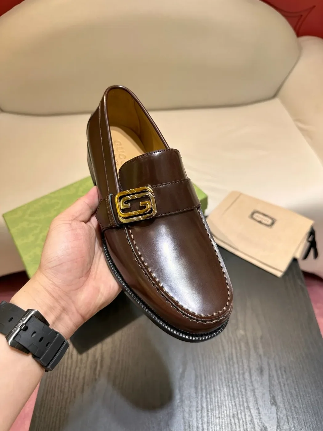 Gucci Interlocking G Loafer Brown Gucci Interlocking G Loafer Brown