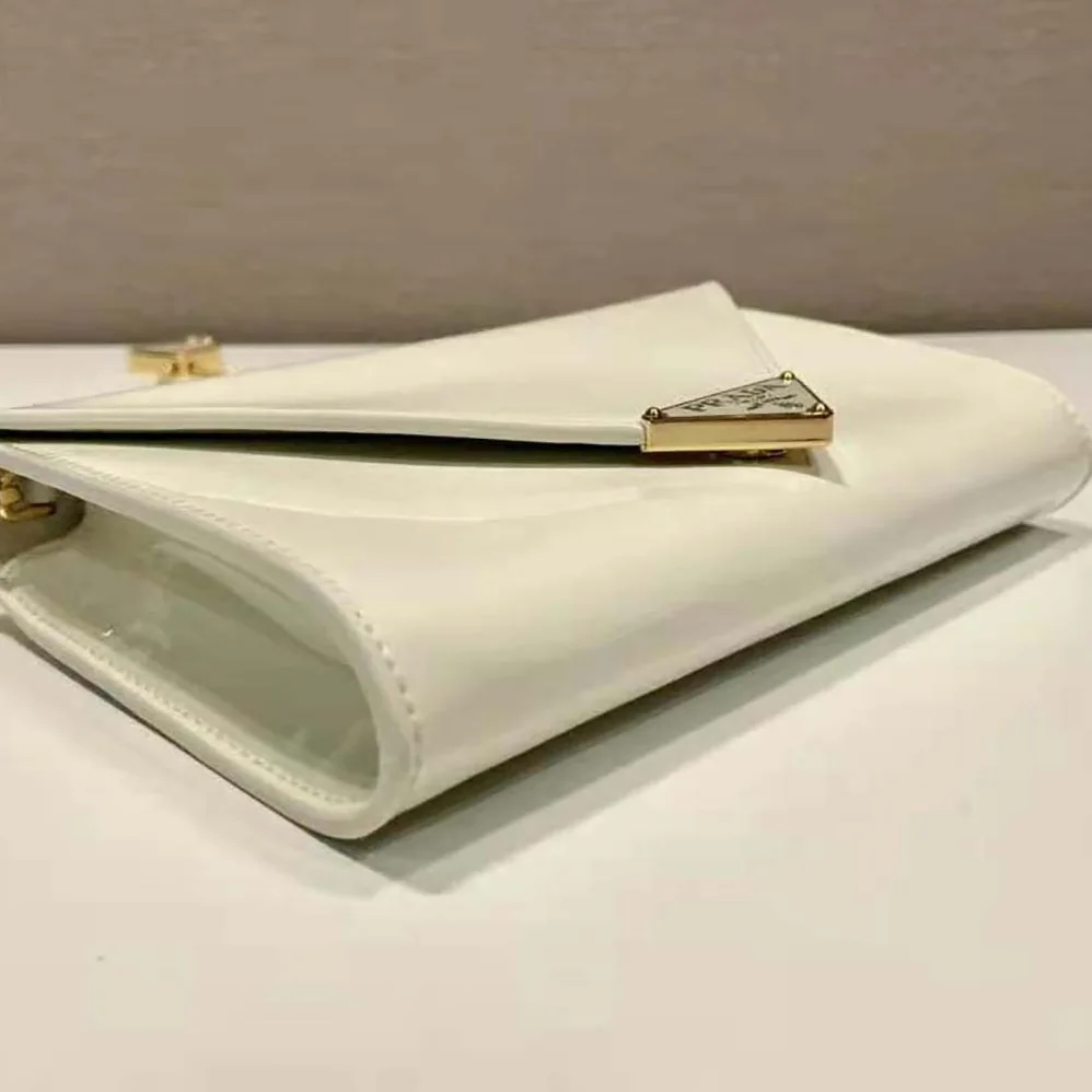 Prada Patent Leather Mini-bag for Women in White