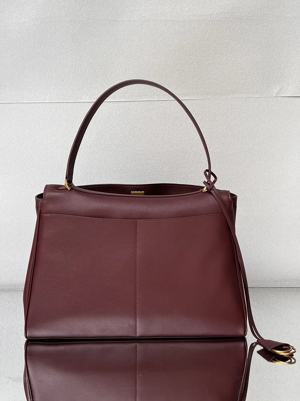 Balenciaga Rodeo Handbag Large In Dark Burgundy Smooth Calfskin Aged for Women in Gold Hardware Balenciaga Rodeo Handbag Large In Dark Burgundy Smooth Calfskin Aged for Women in Gold Hardware