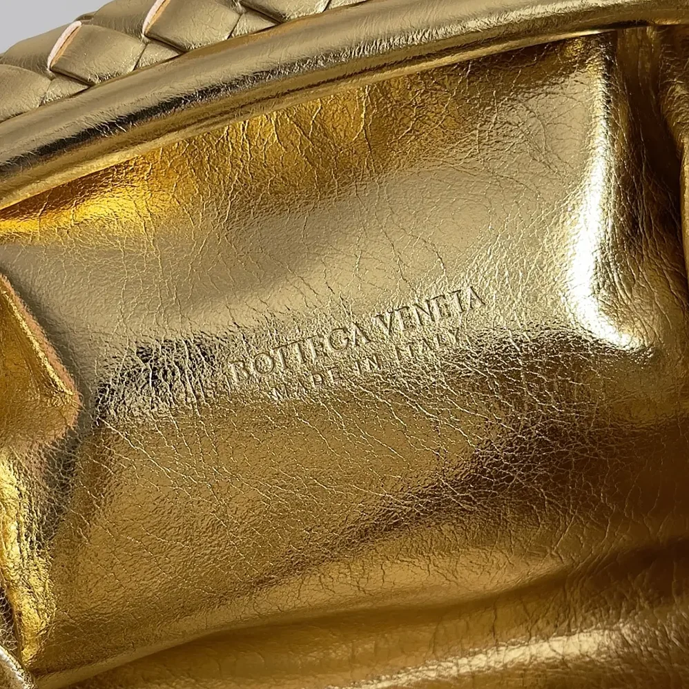 Bottega Veneta Small Lauren 1980 for Women in Gold