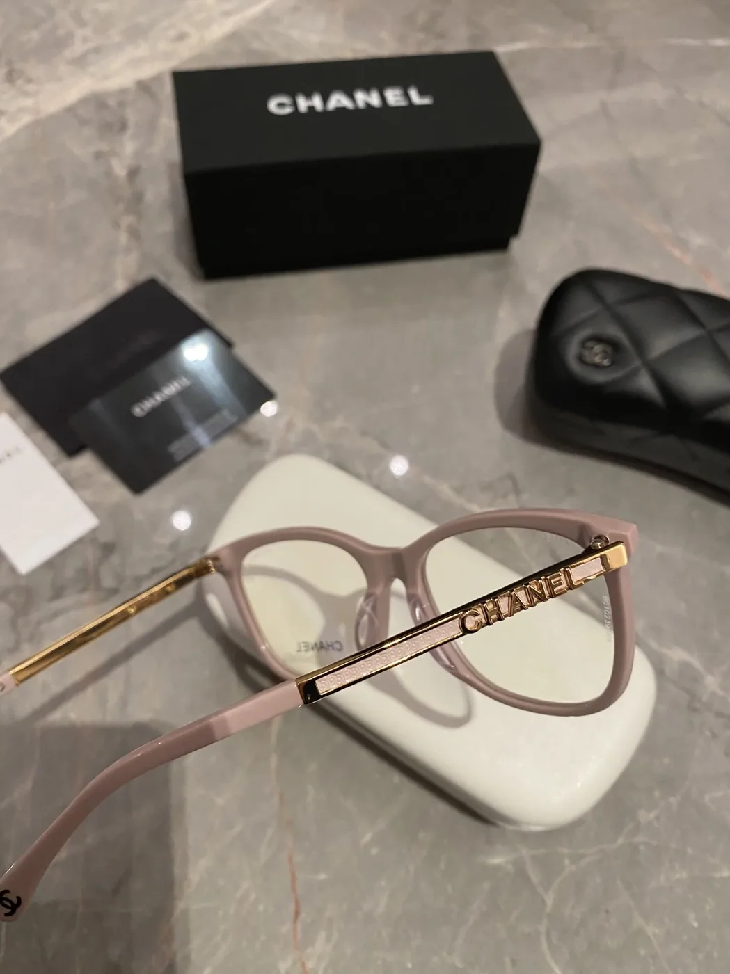 Chanel Square Sunglasses Pink Chanel Square Sunglasses Pink