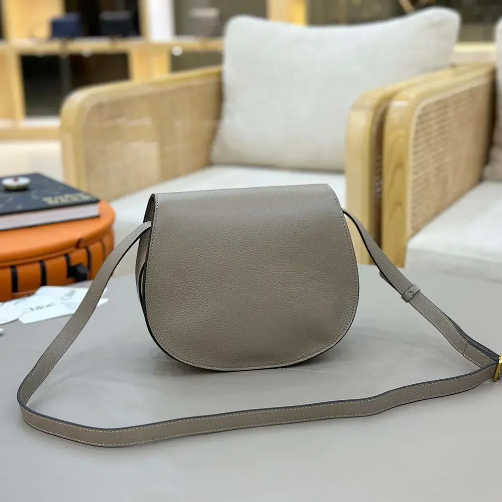 Chloe Marcie Saddle Bag is Crafted Leather for Women Chloe Marcie Saddle Bag is Crafted Leather for Women