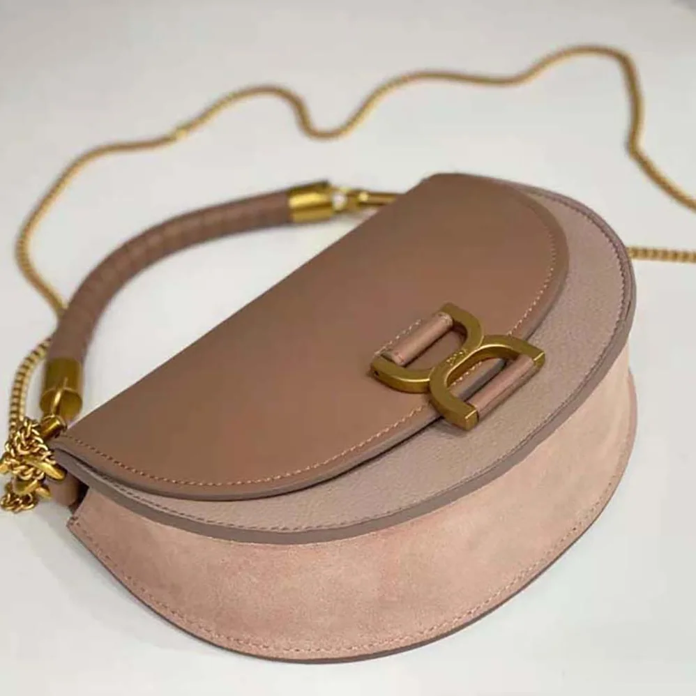 Chloé Marcie Chain Flap Bag for Women in Sandy Chloé Marcie Chain Flap Bag for Women in Sandy