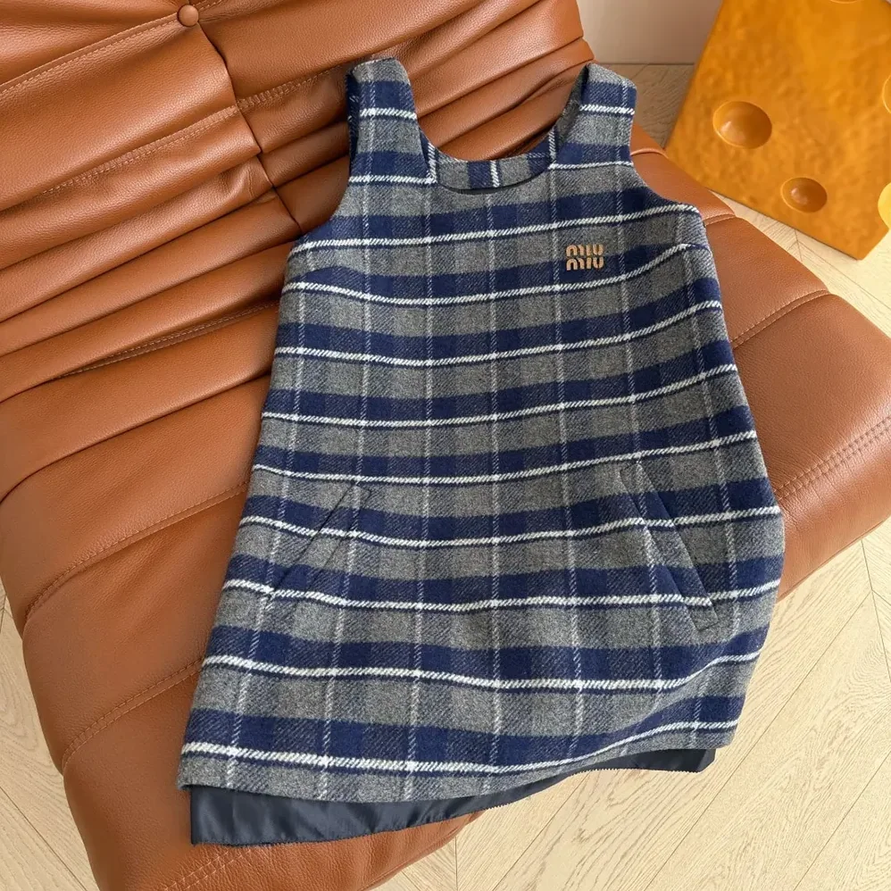 Miu Miu Checked Mini for Women in Dress Miu Miu Checked Mini for Women in Dress
