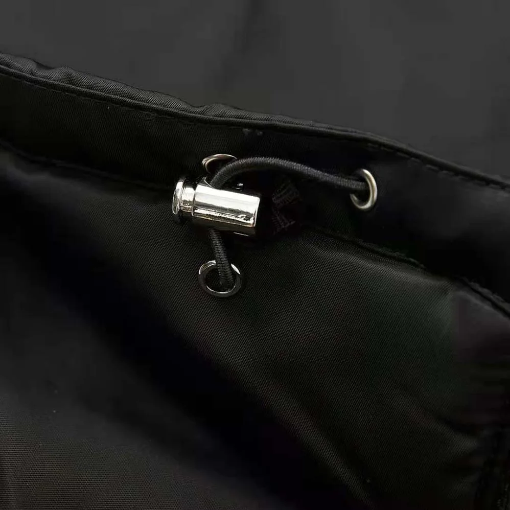 Prada Re-Nylon Blouson Jacket for Men in Black Prada Re-Nylon Blouson Jacket for Men in Black