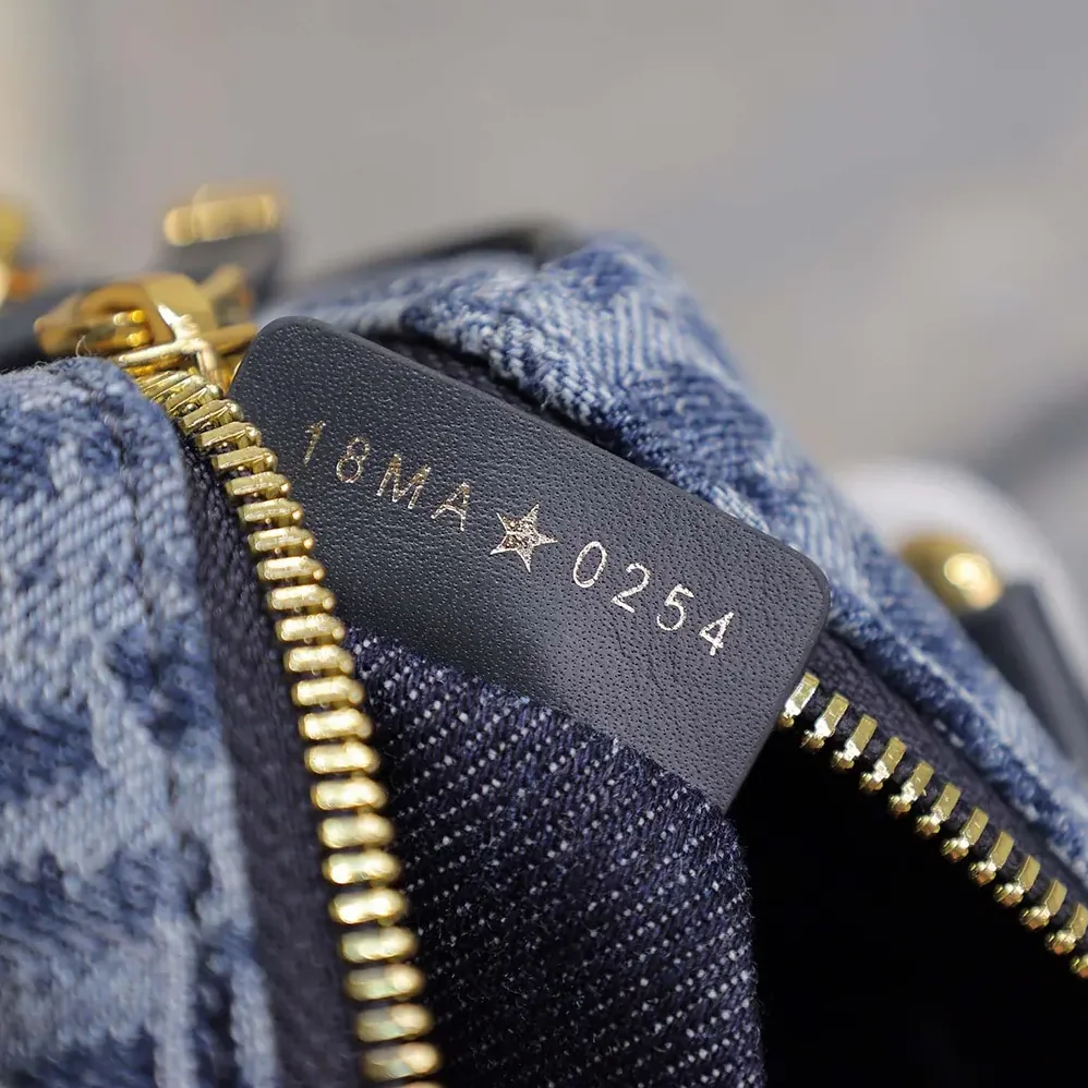 Dior Groove 20 Bag Blue Denim Dior Oblique Jacquard for Women