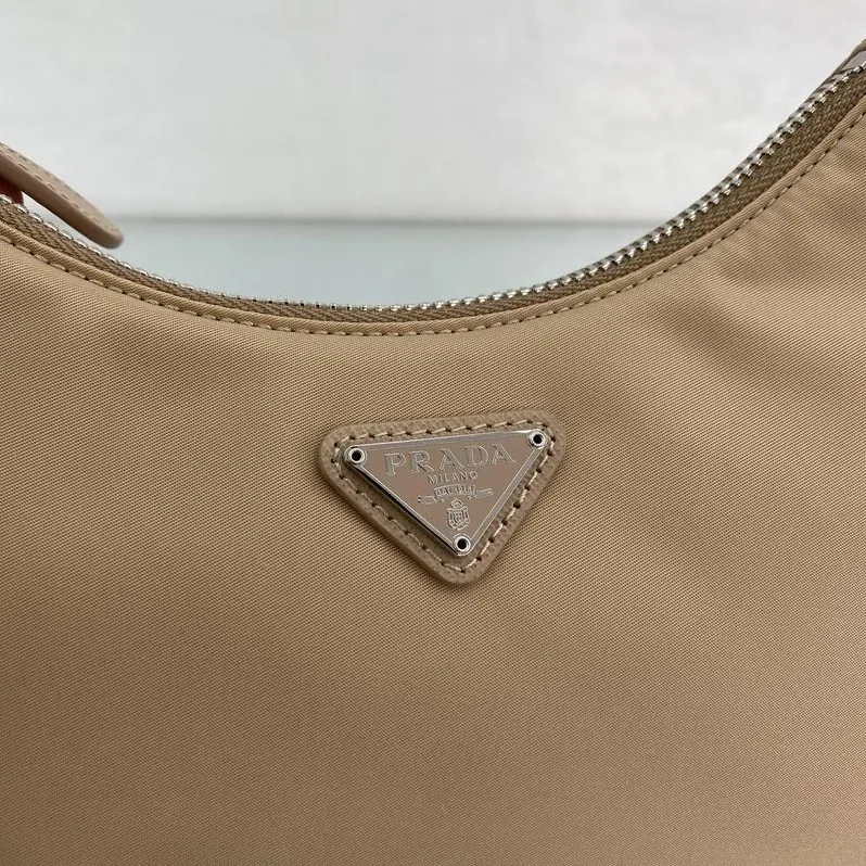 Prada Re- 2005 Re in Nylon Mini Bag Beige Prada Re- 2005 Re in Nylon Mini Bag Beige