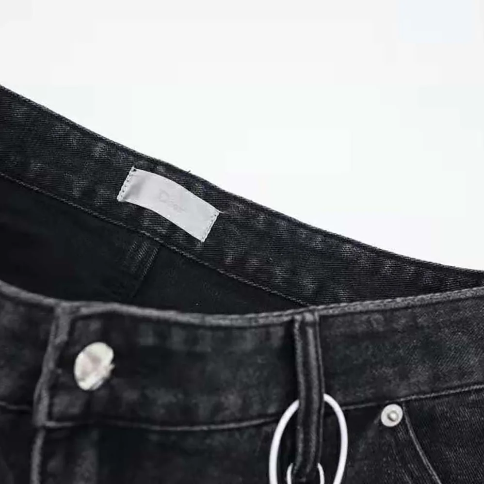 Dior Carpenter Jeans Black Cotton Twill for Men