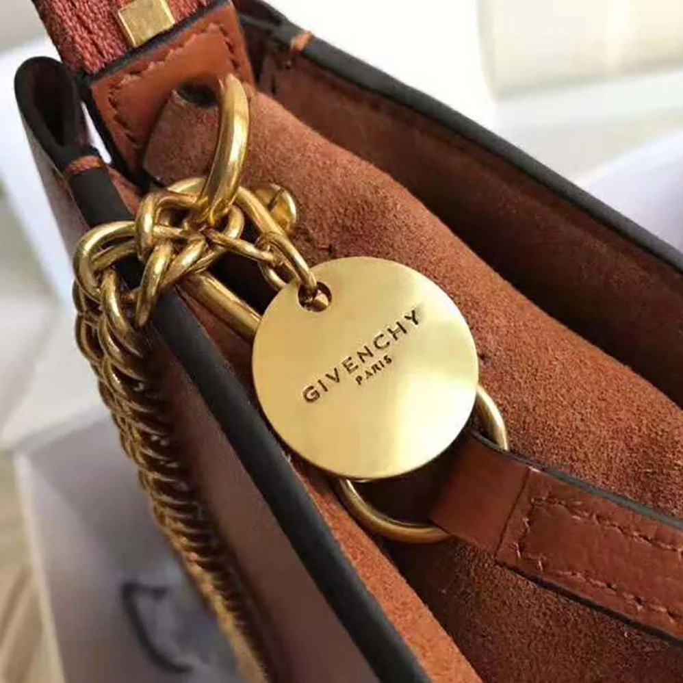 Givenchy Cross3 Bag in Grained Leather and Suede for Women in Brown Givenchy Cross3 Bag in Grained Leather and Suede for Women in Brown