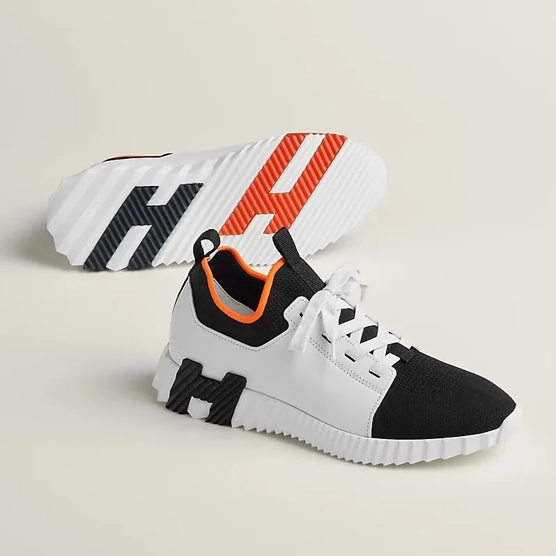Hermes Depart Slip in On Sneakers Noir/ Blanc Hermes Depart Slip in On Sneakers Noir/ Blanc
