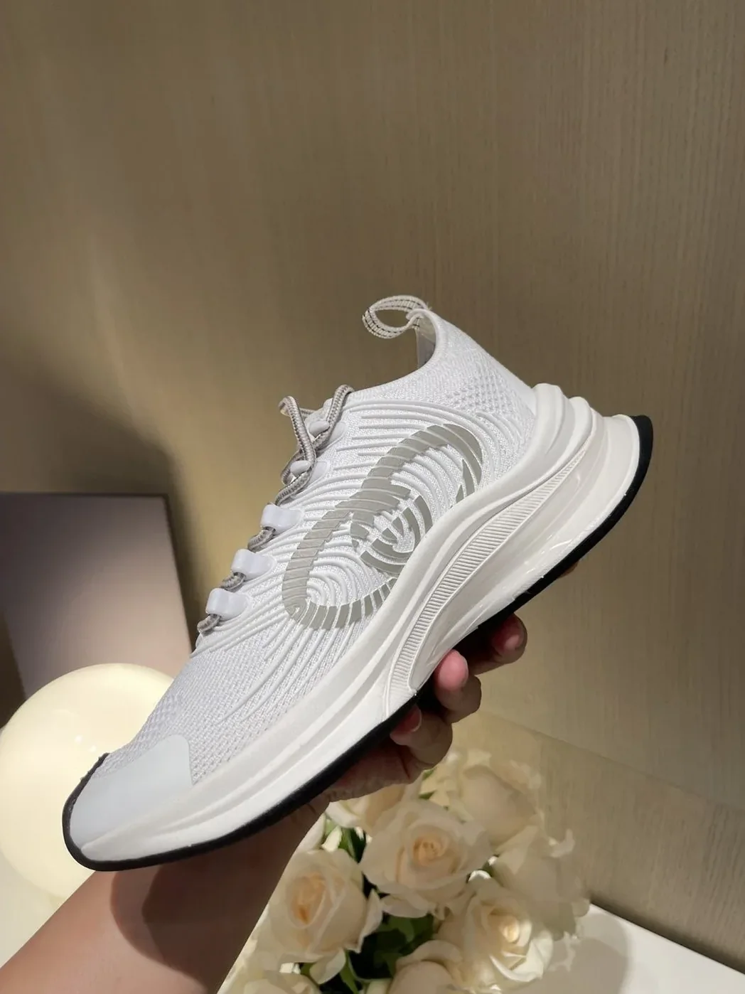 Gucci Run Sneaker White for Men Gucci Run Sneaker White for Men