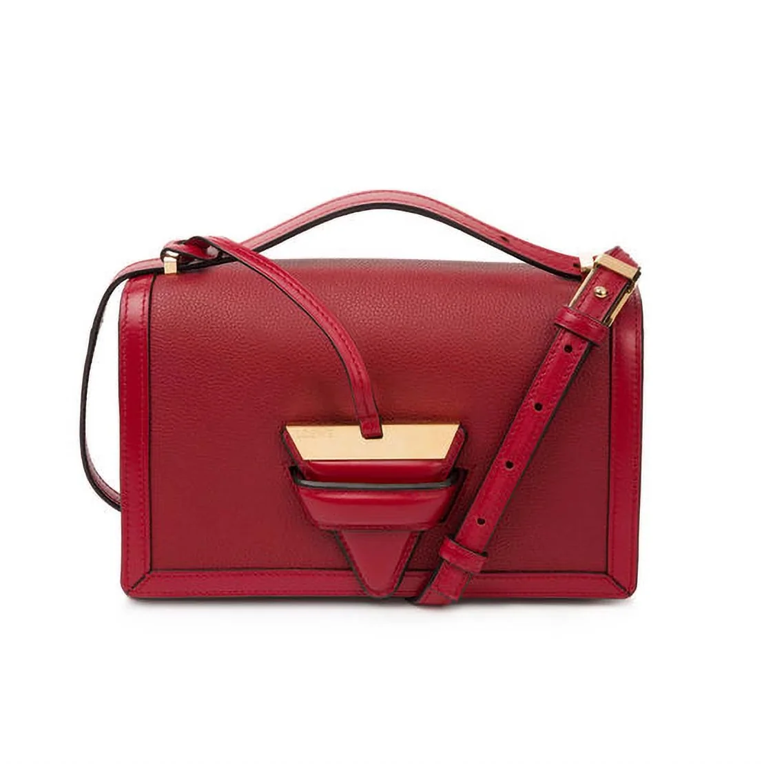 Loewe Barcelona Small Bag in Calfskin Leather for Women in Red Loewe Barcelona Small Bag in Calfskin Leather for Women in Red
