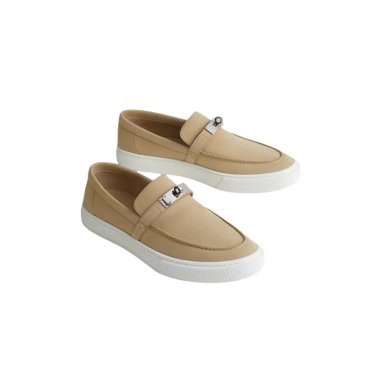 Hermes Game Slip in On Sneakers Beige Hermes Game Slip in On Sneakers Beige