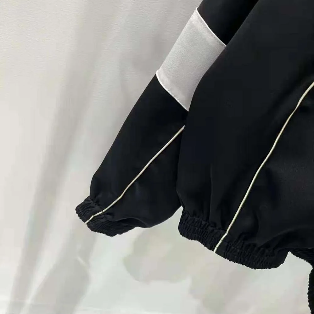 Saint Laurent YSL Saint Laurent Teddy Jacket in Satin Crepe for Women in Black Saint Laurent YSL Saint Laurent Teddy Jacket in Satin Crepe for Women in Black