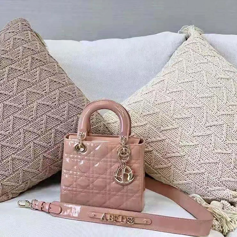 Dior Small Lady Dior Bag Patent Calfskin