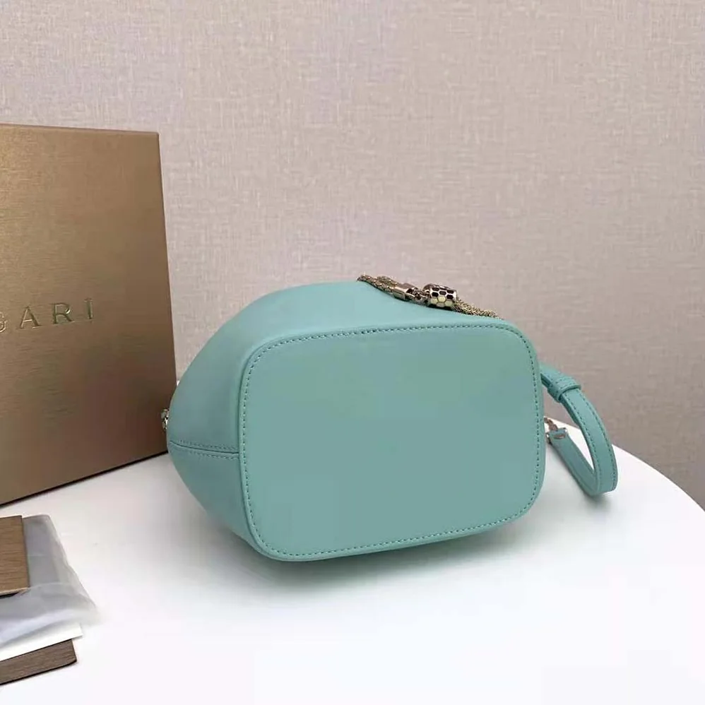 Bvlgari Serpenti Forever Bucket Bag for Women in Aqua Bvlgari Serpenti Forever Bucket Bag for Women in Aqua
