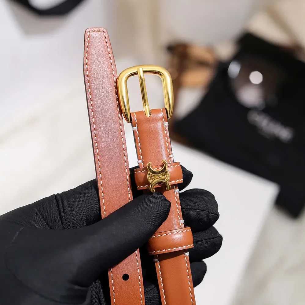 Celine Vivienne Belt 25Mm In Natural Calfskin for Women in Tan Celine Vivienne Belt 25Mm In Natural Calfskin for Women in Tan