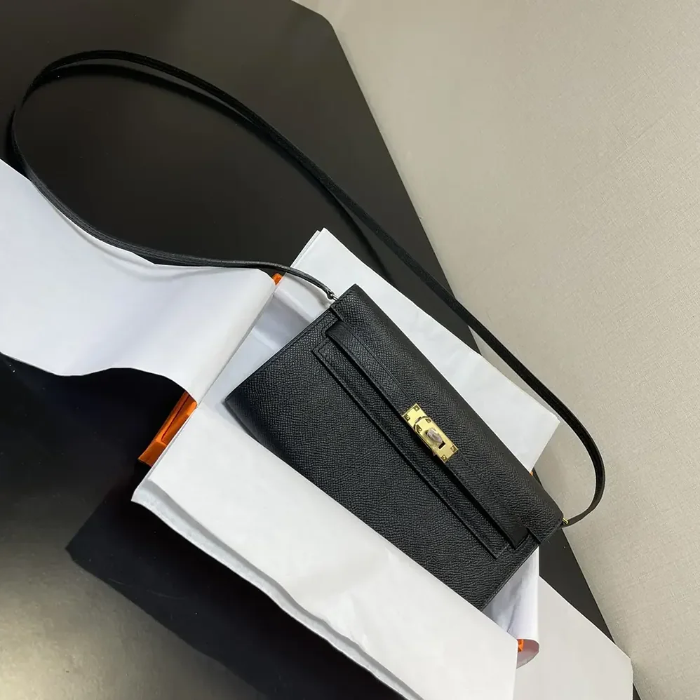 Hermes Kelly To Go in Epsom Leather for Women in Black/Gold Hermes Kelly To Go in Epsom Leather for Women in Black/Gold