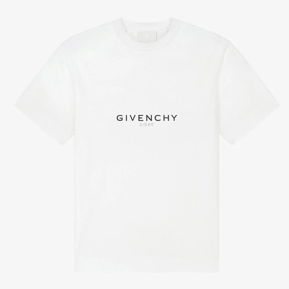 Givenchy Reverse Oversized T-Shirt for Women in White Givenchy Reverse Oversized T-Shirt for Women in White